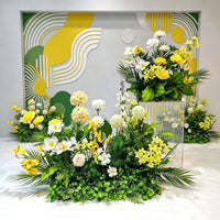 Silk Flower Centerpiece for Wedding Table Decoration