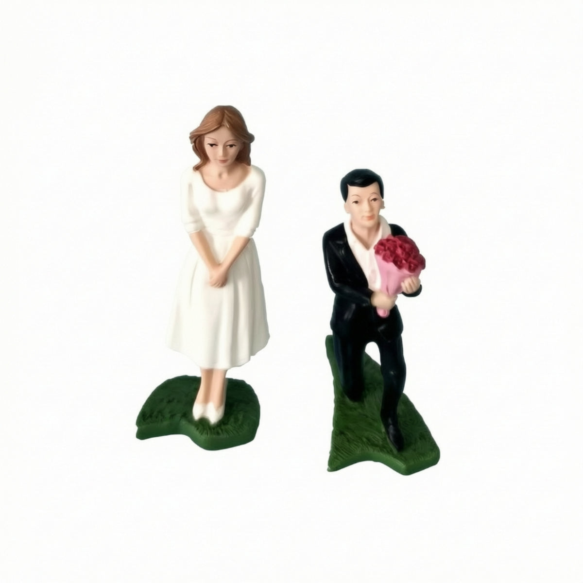 Miniature Couple Scene Mini Miniature Figure Sweet for Tabletop, Couples, Brides