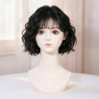 Mannequin Head Realistic Display Bust Hairpiece Display Head for Photo Studios