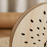 Precipitation Percussion Drum Easy to Play Stream Sound Maker Sensory Tool Water Drum for Stretching and Breathing Discipline Practitioners