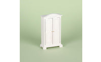 Handmade Craft Dollhouse Wardrobe Opening Doors 1:12 Scale Wardrobe Realistic Details Dollhouse Closet for Hobbyists