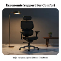 Adjustable Ergonomic Chair Support for Study Room, Remote Workers, Adults