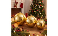 Christmas Ball Ornaments Spherical Christmas Tree Ball Baubles Sparkling Sturdy for Window Displays, Mantel