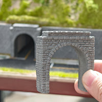 TEMOD Railway Tunnel Portal and Wall Architectural Model, 1:87/150 Scale