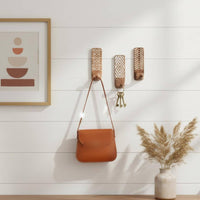 Wooden Wall Hook Rustic Wood Home Storage Easy to Install for Bedroom