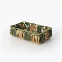 Woven Storage Basket Braided Woven Basket Handmade for Vanity