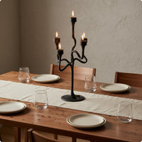 Spiral Candle Holder Nordic Style Metal Candle Stand Matte Candlestick for Entryway, Hotel, Restaurant