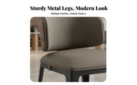 Wavy Backrest Chair Italian design Dining Room Seating Light Luxury Upholstered for Interior Designers, Kitchen