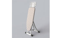 Padded Standing Ironing Board Space-Saving Ironing Board with Tray Compact Stable for Laundry Room, Apartment, Home