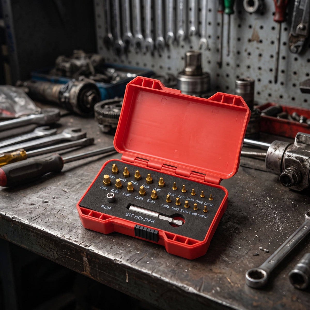 Screw Extractor Kit HSS4341 Screw Extractor Broken Tool for Home Repair