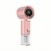Usb Rechargeable Handheld Misting Fan Compact Handheld Fan with Mist Spray Cordless Battery Operated for Commuters
