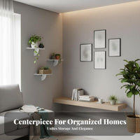 Semicircle Hanging Container on the vertical surfaceMounted Plant Holder Space-Saving for Entrymethod