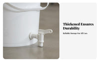 Water Container Spigot Leak-Resistant Closure Hand Washing Station Container Portable Water Jug Tap Thickened Frame Compost Tea