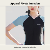 One-Piece Swimwear, Conservative Leg Cut, Water Aerobics