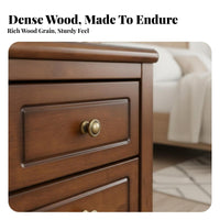 Roman pillar Nightstand With Storage Drawer Roman pillar End Table for Renters