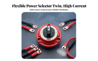 Flame-Retardant Housing Double-Pole Switch Disconnect Switch 12V 24V Mounting Holes