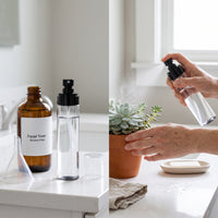 Portable Fine Mist Spray Bottle for Cosmetics, Toner, and Alcohol - Refillable Travel Atomizer
