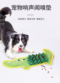 Dog Sniffing Mat Hide and Seek Training Blanket Energy Burning Toy Slow Feeder Puzzle Pet Snuffle Mat