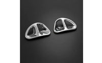 Chrome Vent Trim Polished Metal Chrome Intake Vent Trim Cutout Design