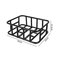 Large Bike Cargo Rack High Load Capacity Cycling Gear Heavy-Duty for Commuting
