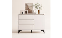Freestanding Sideboard Modern Low Sideboard Minimalist Storage Cabinet for Living Room, Entryway, Bedroom