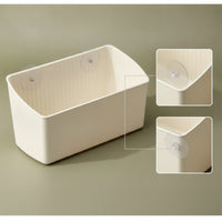 Thickened Tricycle Storage Box Rectangular Storage Box with Adhesive Hooks Sturdy Tricycle Basket Minimal Maintenance for Commuters
