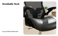Ergonomic Chair with Headrest Lumbar Support Highspine Reclining Chair 360° rotate for People Working from Home, Students