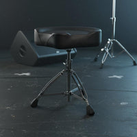 Drum Throne Stable Metal Legs Adjustable Drum Throne Non-Slip Audio Stand Equipment for Stage