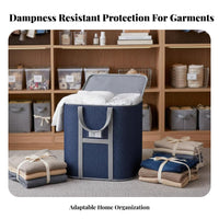 Large closure mechanismed Clothing Tote foldable Design Storage Container for homeowners