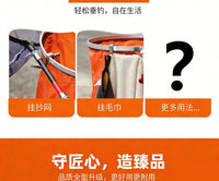 不锈钢鱼护侧挂钩抄网外挂钩毛巾挂钩抄网杆脱钩鱼护抄网外挂钩子