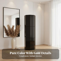 Corner Shoe Storage Organizer Rotating Shoe Cabinet Spinning Shoe Tower Storage Tower with Cold-rolled Steel and Adjustable Shelves Suitable for Entryway Hallway Living Room