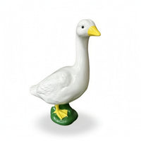 Goose Statue Resin Goose Sculpture Freestanding for Patio, Gardeners, Homeowners