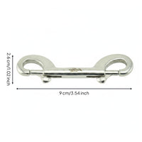 90 Mm Double Head Hook Diving Clip One Handed Use Marine Gear for Divers, Snorkeling