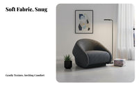 Convertable Armchair Bed Nordic and Design Fold-Deployable Armchair Bed 2-in-1 Function Easy to Assemble for Students