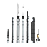 Folding Multi-Function Trekking Pole for Hiking and Camping