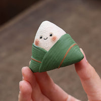 宜兴可爱状元粽子紫砂茶宠摆件精品可养端午茶玩茶虫茶盘茶桌台茶