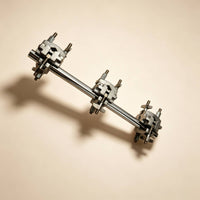 Drum Hardware Extension Bar Chrome Finish Percussion Hardware Clamp Threaded Screws Percussion Accessory