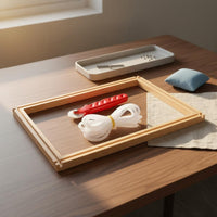 Beech Wood Embroidery Hoop Stand Desktop Beech Embroidery Stand Grooved for Home