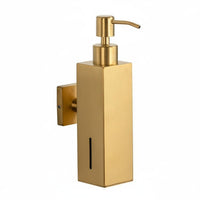 Wall Mounted Soap Dispenser Manual Hand Soap Pump Stainless Steel Pump Bottle for Office, Kitchen