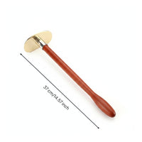 Gua Sha Massager with Long Handle Manual Brass Scraping Wand Gentle for Home Spa