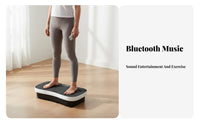 Wireless Controller Control Vibration Plate Machine & Toning Whole Body Vibration Platform Adjustable Speed Settings Body Shaker Machine Anti-Slip Surface for Home Users, Beginners, Adults, Living Room, Office