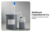Versatile Liquid Transfer Siphon | Thickened PE Construction, Manual Siphon Pump, for Garage