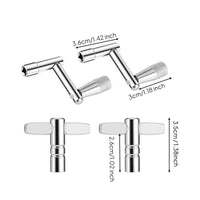 4 Pieces Drum Key Set Universal Drum Tuning Key Portable Musical Equipment for Drummers, Stage