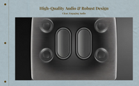 Wall Mount Stereo Speaker, Easy Install