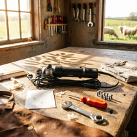 Electric Sheep Shear Professional Sheep Shears with Carrying Case Electric Wool Clipper Portable for Shearers, Farm