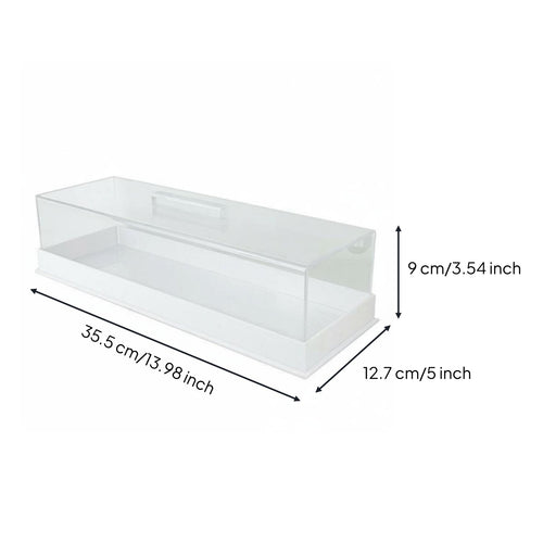 Cake Tray Lid Set Easy to Clean Acrylic Cake Cover Countertop Size for Bakers