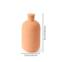 3 Pieces Self-Watering Bottle Unglazed Vacation Plant Waterer Eco-Friendly