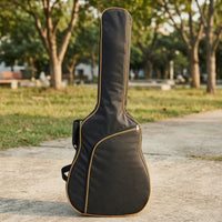 Folk Guitar Bag Portable Padded Guitar Case Heavy-Duty for Travel