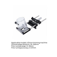 Trim Router Border Guide Fine Adjustment Woodworking Tool Secure Locking System