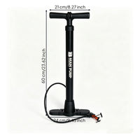 Foldable Folding Pedal Floor Pump Portable Two-Wheeler Pump with Folding Base Multi-Purpose for Home